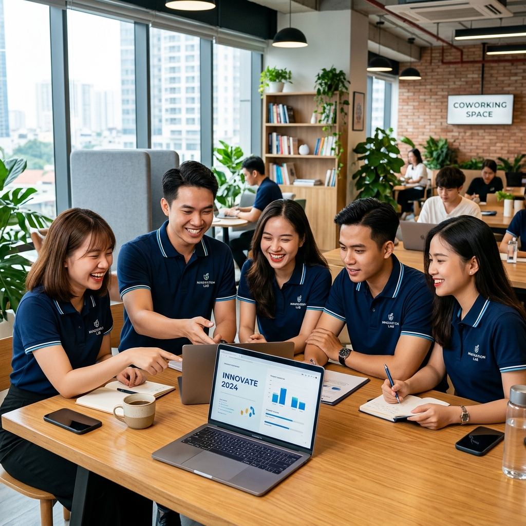 Áo thun polo đồng phục trẻ trung